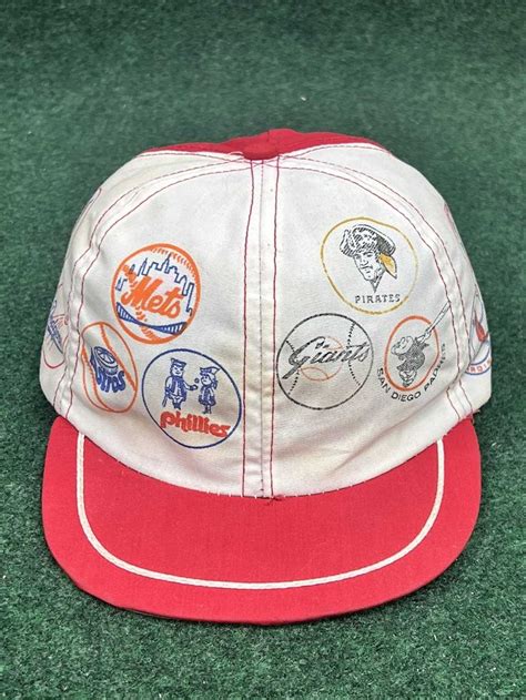 MLB × Rare × Vintage 70s MLB Logos Youth Hat - Gem