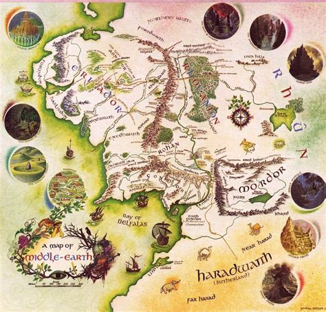 Middle Earth Journeys Viewing Image A Map Of Middle Earth