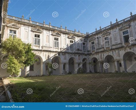 Lisbon Portugal October View Of Courtyard Of Convento De