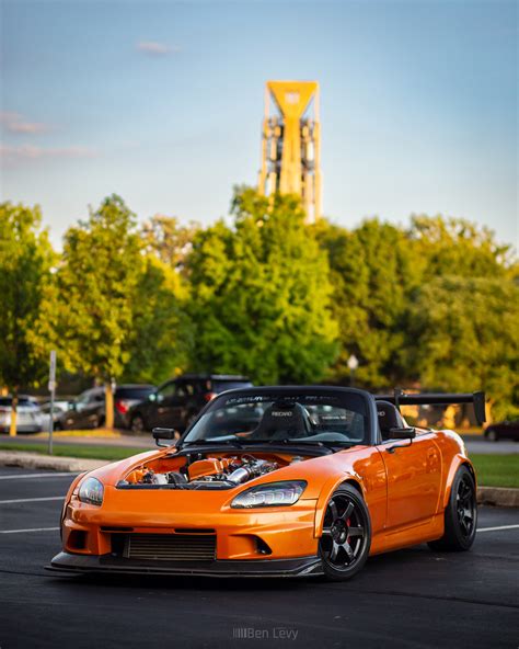 Orange Honda S2000 At Millennium Carillon