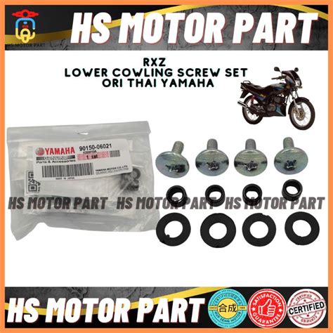 HSMOTORPART Rxz Lower Cowling Screw Complete Set Original Thai Yamaha