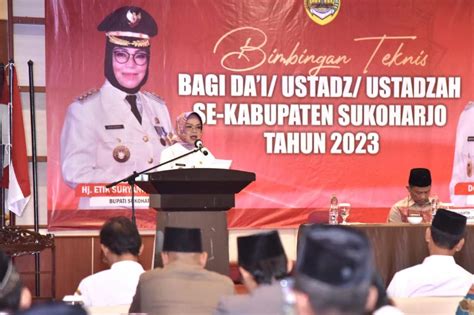 Bupati Buka Bimbingan Teknis Da I Ustadz Ustadzah Bagian Protokol Dan