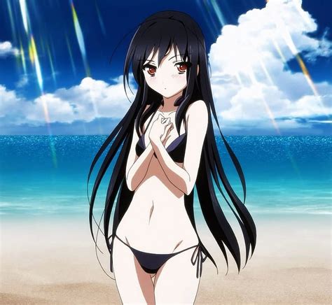 Kuroyukihime Kuroyuki Beach Accel World Anime Hd Wallpaper Peakpx