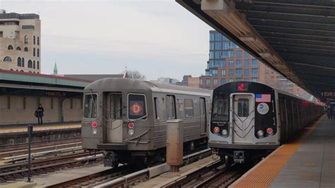 NYC Subway R68 R68A R160 B D F G Train Action 4th Av 9th St