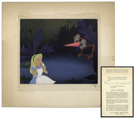 Sell Or Auction An Original Pinocchio Courvoisier Walt Disney Signed Cel