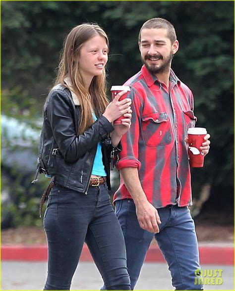 Shia Labeouf Mia Goth Descanso Gardens Date Photo Shia