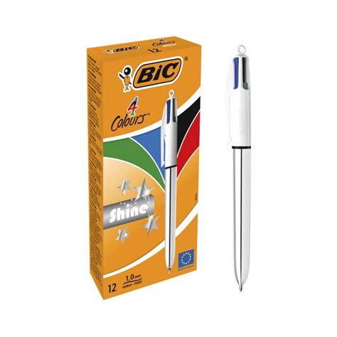 BOLIGRAFO BIC 4 COLORES SHINE