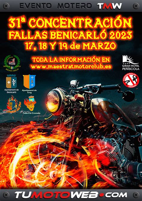 XXXI Concentración Motera Fallas Benicarló 2023 TUMOTOWEB