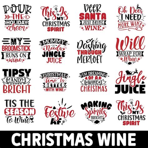 Wine Time Christmas Vectors And Illustrations For Free Download Freepik