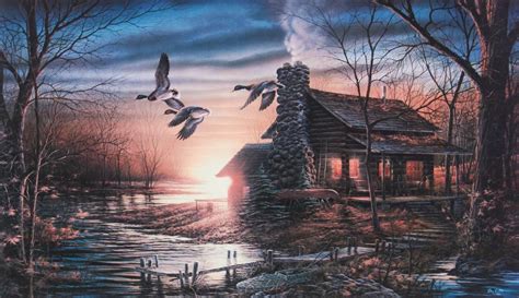 Sold At Auction Terry Redlin Terry Redlin Golden Retreat Limited