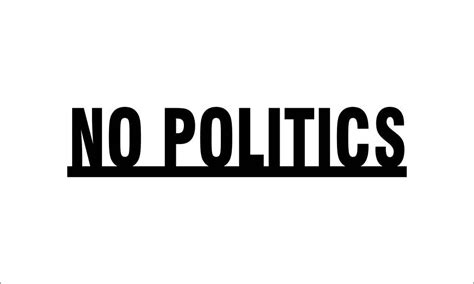 No Politics Sign - Etsy