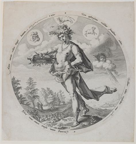 Allegory Of Spring Jacob Matham Artist After Hendrick Goltzius Mia