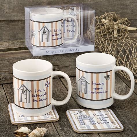 Nautical Mug And Coaster Set 2 Assorted Designs From Ts By Fashioncraft