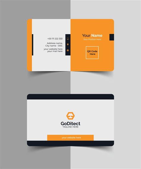 free business cards templates 10854273 Vector Art at Vecteezy