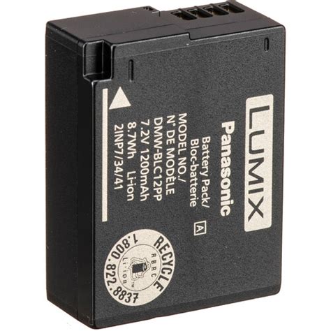 Panasonic DMW BLC12 Rechargeable Lithium Ion Battery DMW BLC12