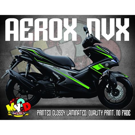 Aerox Nvx Design Sticker Decal Shopee Philippines