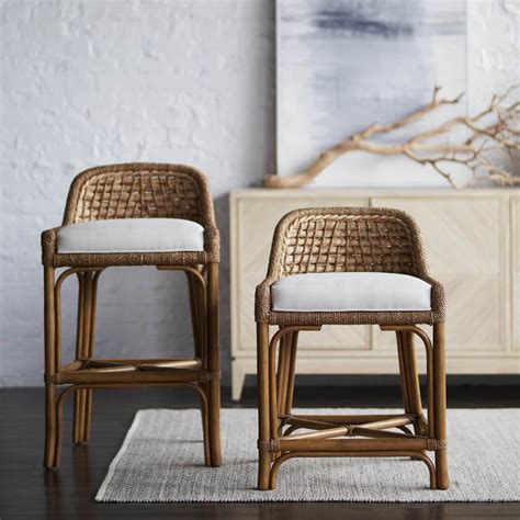 Sand Sea Rattan Counter Stool