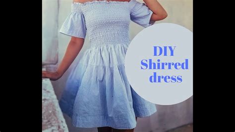 Shirred Dress DIY YouTube