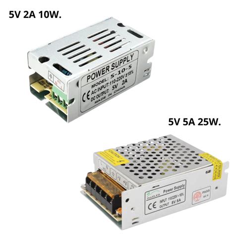 Fuente De Energia Conmutada V A A W W Metalica Cuadrada Valor