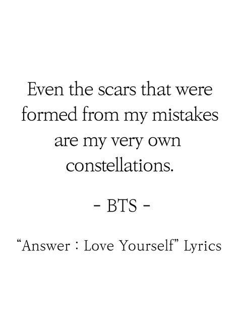 BTS Answer Love Yourself Lyrics Prints Poster Digital Etsy UK