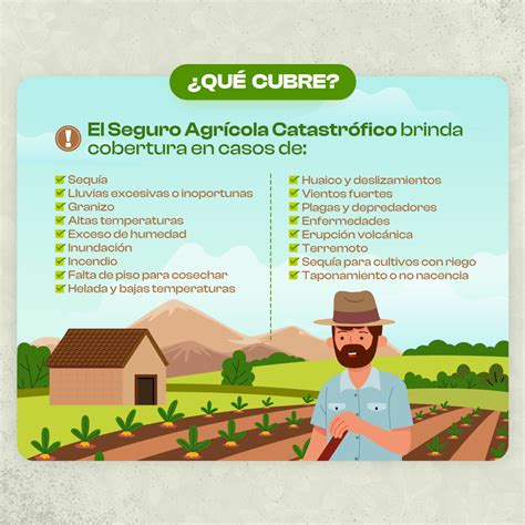 Seguro Agrícola Catastrófico SAC Campañas Ministerio de