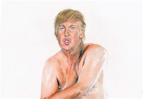 Controversial Nude Donald Trump Painting Now On Display In London CBS News