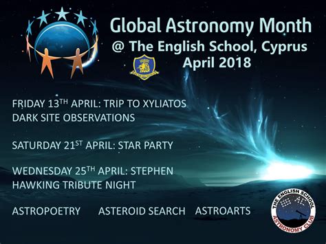 The English School Global Astronomy Month