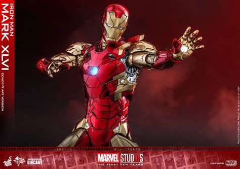 Hot Toys Mms D Marvel Studios St Ten Years Iron Man Mark