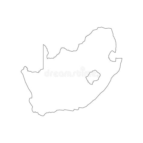 Blank Map South Africa High Quality Map Of South Africa With The