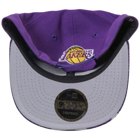 Men's Los Angeles Lakers New Era Purple Logo Extra 9FIFTY Adjustable ...