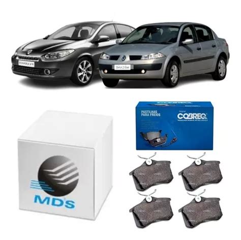 Kit Disco Pastilha Freio Traseiro Megane Iii 2008 S Abs Parcelamento