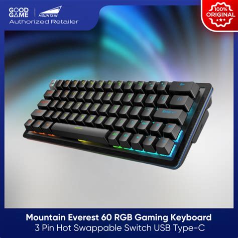 Mountain Everest Rgb Gaming Keyboard Pin Hot Swappable Switch