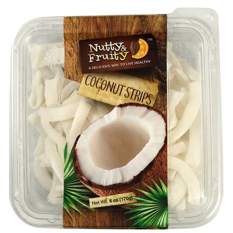 Nutty And Fruity Coconut Strips 6 oz - Walmart.com