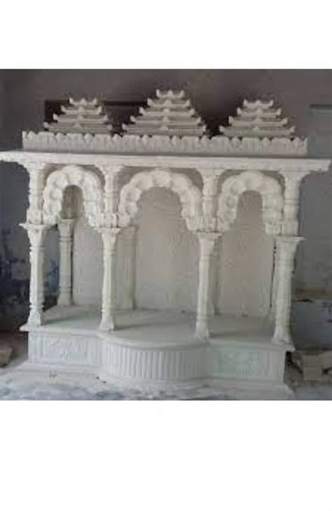 Makrana White Marble Temple Design Carved At Rs In Makrana