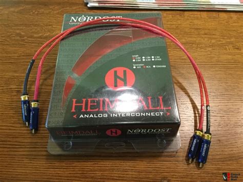 Nordost Heimdall Rca M Whit Wbt Connector For Sale Canuck Audio Mart