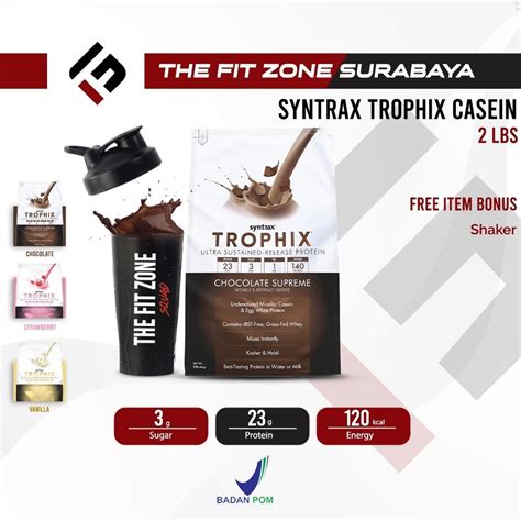 Jual Syntrax Trophix 5 Lbs Whey Protein Blend Casein | Shopee Indonesia
