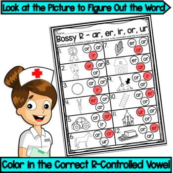 Bossy R Mixed Worksheets R Controlled Vowel Ar Er Ir Or Ur