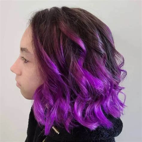 60 Purple Highlight On Brown Hair Ideas 2024 Update Tattooed Martha