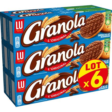 Granola Biscuits Sabl S Napp S De Chocolat Au Lait Bo Tes X G Pas