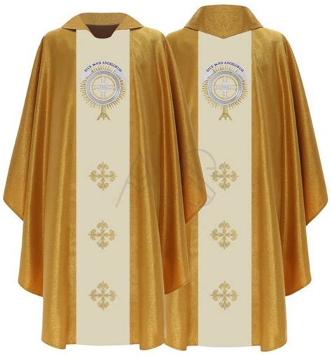 Gothic Chasuble 825 GK63 Gold Cream Unlined ALL PRODUCTS