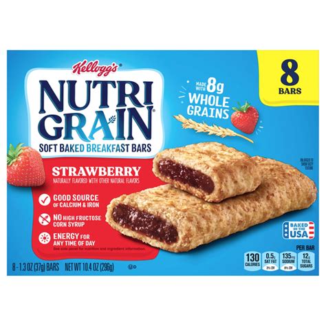 Save On Nutri Grain Soft Baked Breakfast Bar Strawberry 8 Ct Order Online Delivery Stop And Shop