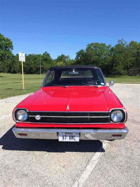 1967 AMC RAMBLER AMERICAN ROGUE CONVERTIBLE Convertible Red RWD