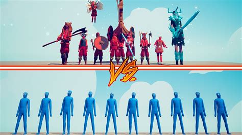 Viking Team Vs Random Team Totally Accurate Battle Simulator Tabs