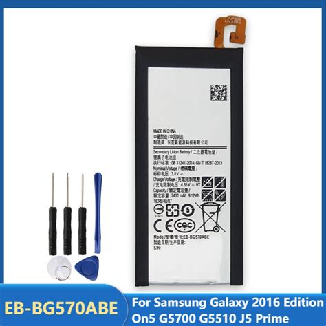 EB BG570ABE de batería de teléfono de repuesto Original para Samsung