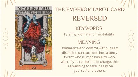 The Emperor Tarot Card Meaning Upright And Reversed