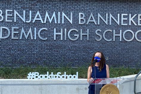 Dc Cuts Ribbon On New Benjamin Banneker Academic High School Wtop News