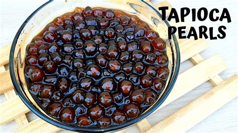 How to make Tapioca Pearls | Boba pearls | tapioca pearls from scratch (homemade)