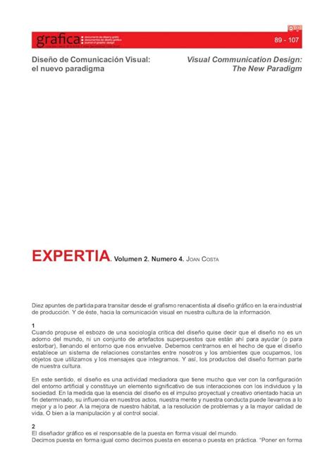 PDF Diseño de Comunicación Visual el nuevo paradigma Visual