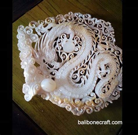 Sea Shell Carving By Bali Bone Craft