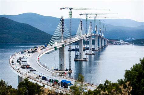 Croatia Celebrates As M Bridge On Adriatic Coast Nears Completion